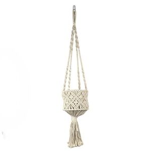 Classic Retro 70's Macrame Medium Size Plant Holder